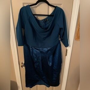𝅺New York And Company Dress Dark Teal NWT​